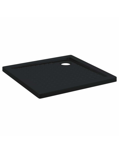 Vassoio base doccia con punti 80 x 80 x 4 cm ABS Nero