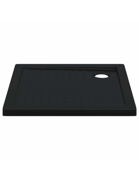 Vassoio base doccia con punti 80 x 80 x 4 cm ABS Nero