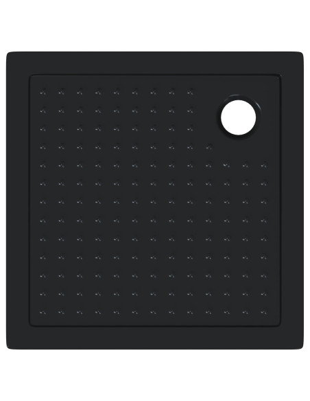 Vassoio base doccia con punti 80 x 80 x 4 cm ABS Nero