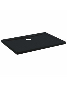 Vassoio base doccia con punti 100 x 70 x 4 cm ABS Nero 2