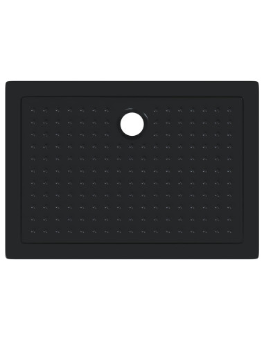 Vassoio base doccia con punti 100 x 70 x 4 cm ABS Nero