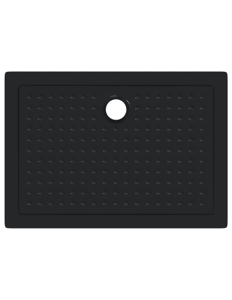 Vassoio base doccia con punti 100 x 70 x 4 cm ABS Nero
