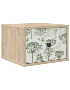 Mobiletto da comodino a parete GOTHA Rovere Sonoma 2
