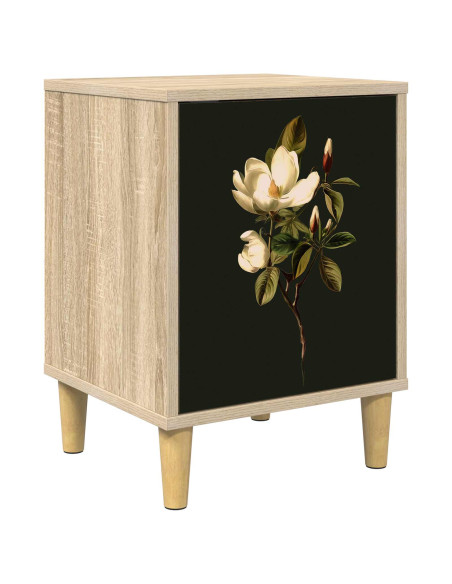 Armadio da Notte BREMEN Rovere Sonoma 36 x 33 x 50 cm