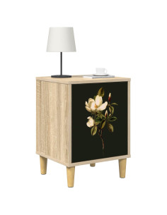 Armadio da Notte BREMEN Rovere Sonoma 36 x 33 x 50 cm 2