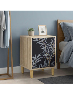 Armadio da Notte DOKKUM 2 pz Rovere Sonoma 36 x 33 x 50 cm