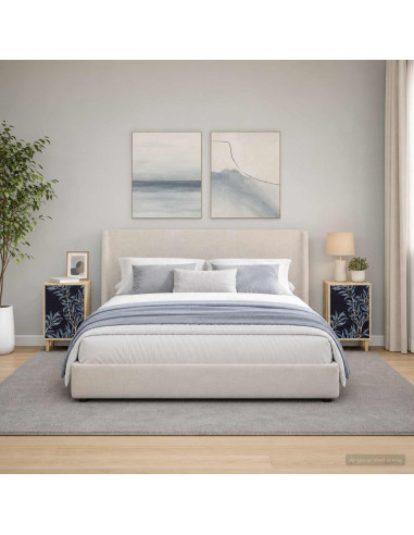 Armadio da Notte DOKKUM 2 pz Rovere Sonoma 36 x 33 x 60 cm