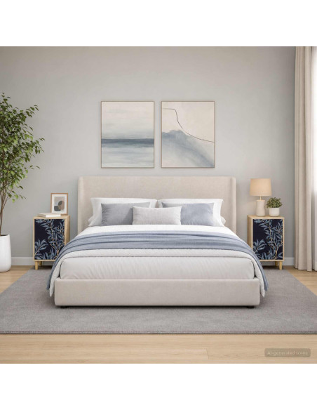 Armadio da Notte DOKKUM 2 pz Rovere Sonoma 36 x 33 x 60 cm