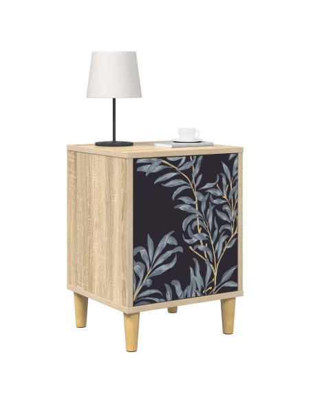 Armadio da Notte DOKKUM 2 pz Rovere Sonoma 36 x 33 x 50 cm