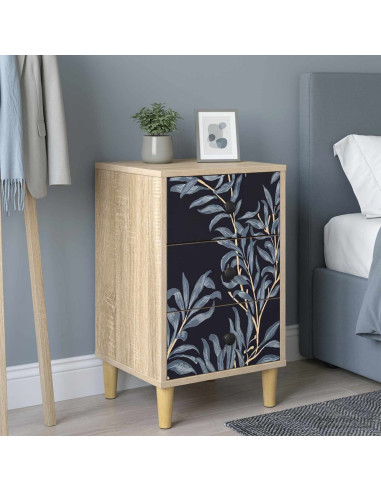 Armadio da Notte DOKKUM 2 pz Rovere Sonoma 36 x 33 x 60 cm