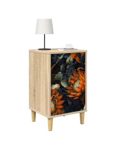 Armadio da Notte LOCHEM Rovere Sonoma 36 x 33 x 60 cm