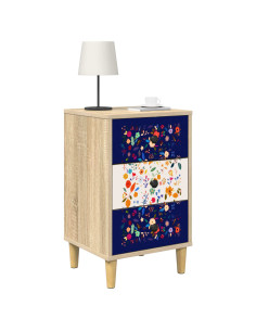 Armadio da Notte MAINZ Rovere Sonoma 36 x 33 x 60 cm 2