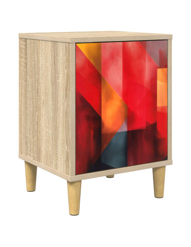 Armadio da Notte HEESCH Rovere Sonoma 36 x 33 x 50 cm