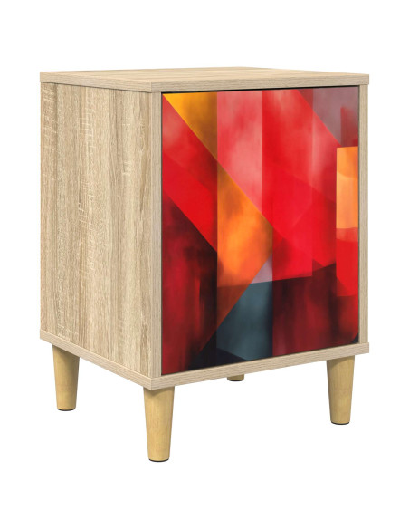 Armadio da Notte HEESCH Rovere Sonoma 36 x 33 x 50 cm