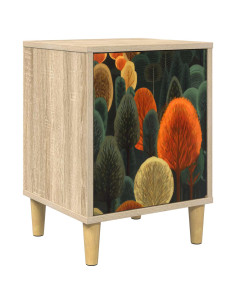 Armadio da Notte ZAANDAM Rovere Sonoma 36 x 33 x 50 cm