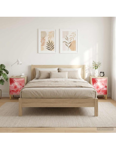 Armadio da Notte AACHEN 2 pz Rovere Sonoma 36 x 33 x 50 cm