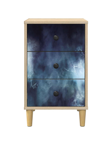Armadio da Notte RAALTE Rovere Sonoma 36 x 33 x 60 cm