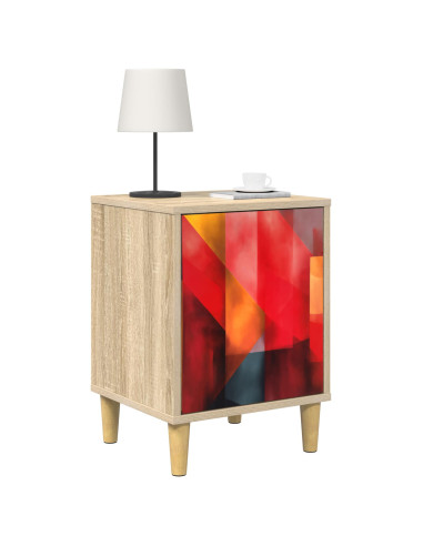 Armadio da Notte HEESCH Rovere Sonoma 36 x 33 x 50 cm