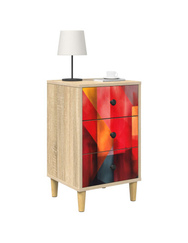 Armadio da Notte HEESCH Rovere Sonoma 36 x 33 x 60 cm