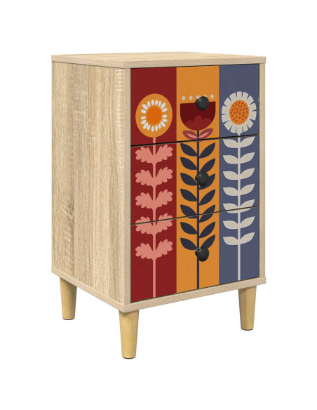 Armadio da Notte ESSEN Rovere Sonoma 36 x 33 x 60 cm