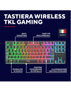 GXT831 THADO TKL WRLS KB BLK IT 2