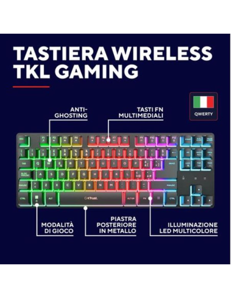 GXT831 THADO TKL WRLS KB BLK IT