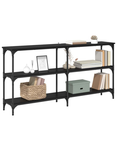 Tavolo consolle Rovere Nero 150 x 29 x 75 cm