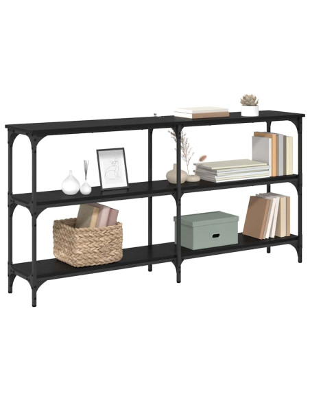 Tavolo consolle Rovere Nero 150 x 29 x 75 cm