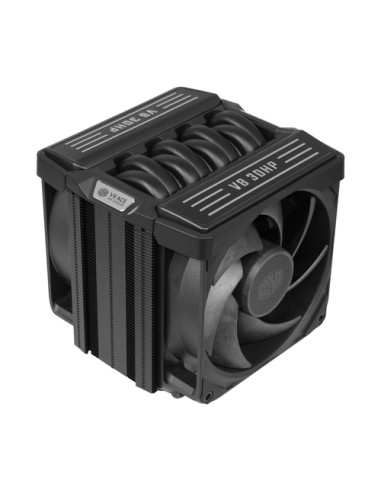 COOLER MASTER V8 ACE 3DHP Black, DISSIPATORE AD ARIA SINGLE TOWER , 2 VENTOLE 120mm NO ARGB, 6 ANNI