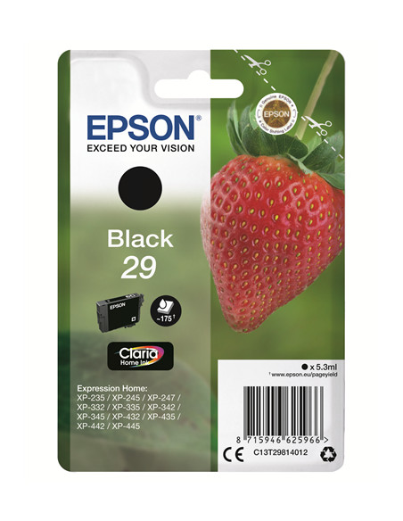 EPSON CART. INK NERO SERIE FRAGOLA