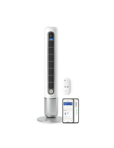 VENTILATORE TOWER FAN 7000 SERIES TELECOMANDO AROMATERAPIA APP BIANCO