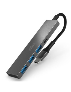 Nilox NXHUBUSBC02 hub di interfaccia USB 3.2 Gen 1 (3.1 Gen 1) Type-A + Type-C 625 Mbit/s