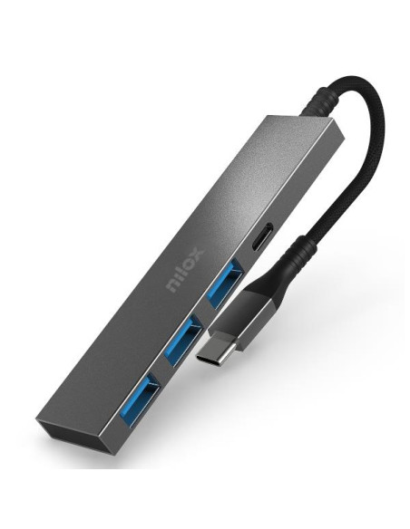 Nilox NXHUBUSBC02 hub di interfaccia USB 3.2 Gen 1 (3.1 Gen 1) Type-A + Type-C 625 Mbit/s