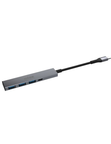 Nilox NXHUBUSBC02 hub di interfaccia USB 3.2 Gen 1 (3.1 Gen 1) Type-A + Type-C 625 Mbit/s