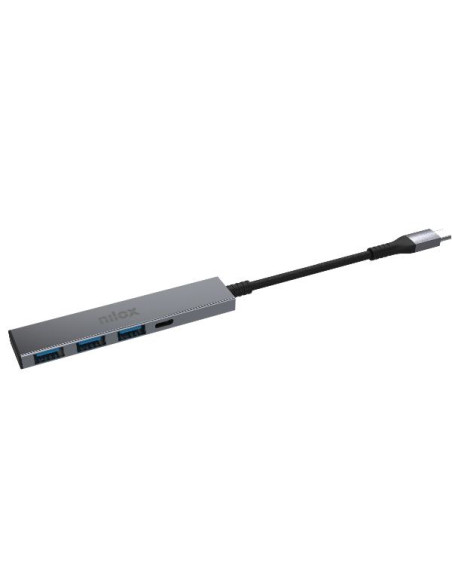 Nilox NXHUBUSBC02 hub di interfaccia USB 3.2 Gen 1 (3.1 Gen 1) Type-A + Type-C 625 Mbit/s