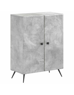 Set di armadietti da bagno in 3 pezzi BREDA Grigio Cemento 2