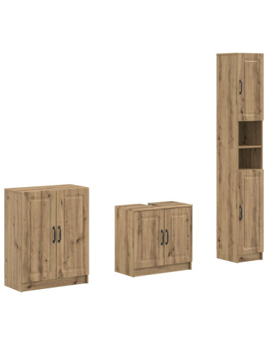 Set di armadietti da bagno in 3 pezzi UTRECHT