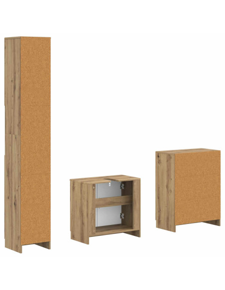 Set di armadietti da bagno in 3 pezzi UTRECHT