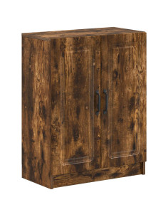 Set di armadietti da bagno in 3 pezzi UTRECHT Rovere Fumo 2