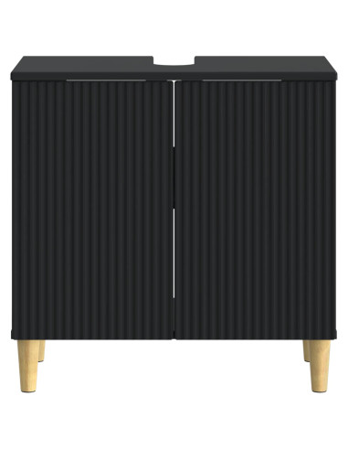 Armadio per Lavabo da Bagno ARNHEM Nero 59,5 x 31,5 x 59 cm