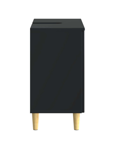 Armadio per Lavabo da Bagno ARNHEM Nero 59,5 x 31,5 x 59 cm