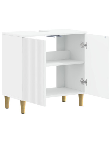 Armadio per Lavabo da Bagno ARNHEM Bianco 59,5 x 31,5 x 59 cm