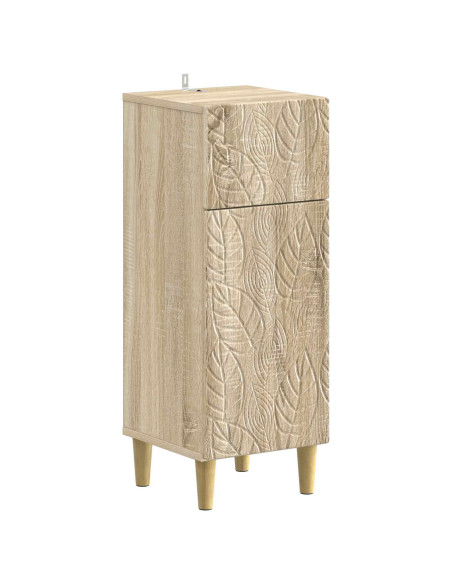 Set di armadietti da bagno in 3 pezzi DELFT Rovere Sonoma