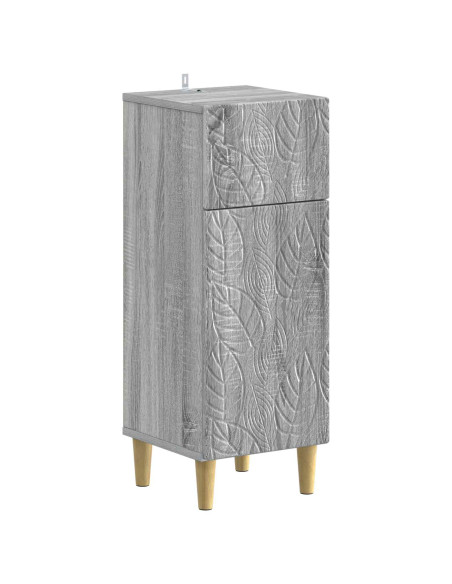 Set di armadietti da bagno in 3 pezzi DELFT Sonoma grigio