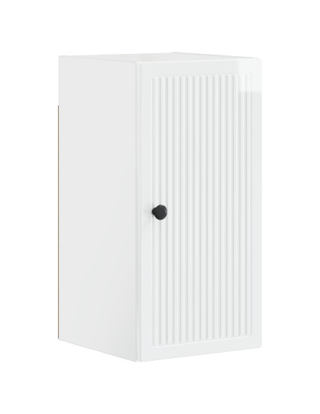 Set di armadietti da bagno in 3 pezzi EDE Bianco Lucido