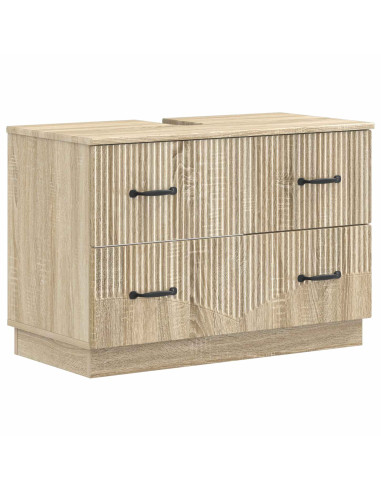 Set di Mobili da Bagno da 4 Pezzi HOORN Rovere Sonoma