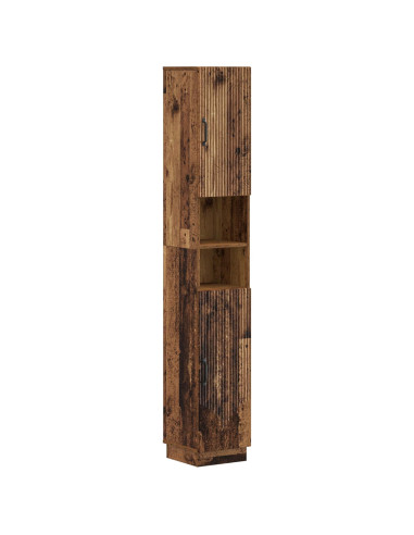 Set di Mobili da Bagno da 4 Pezzi HOORN Legno antico