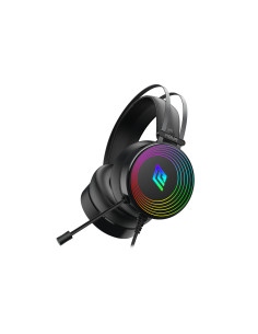 CUFFIA C/MICROFONO USB/3,5MM GAMING RGB BK CRUX