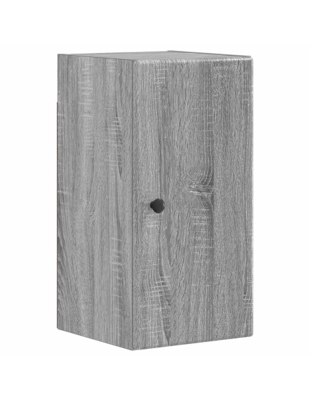 Set di Mobili da Bagno da 4 Pezzi BREDA Sonoma grigio