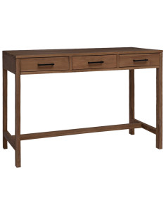 Scrivania con Cassetti Naturale Legno di teak solido